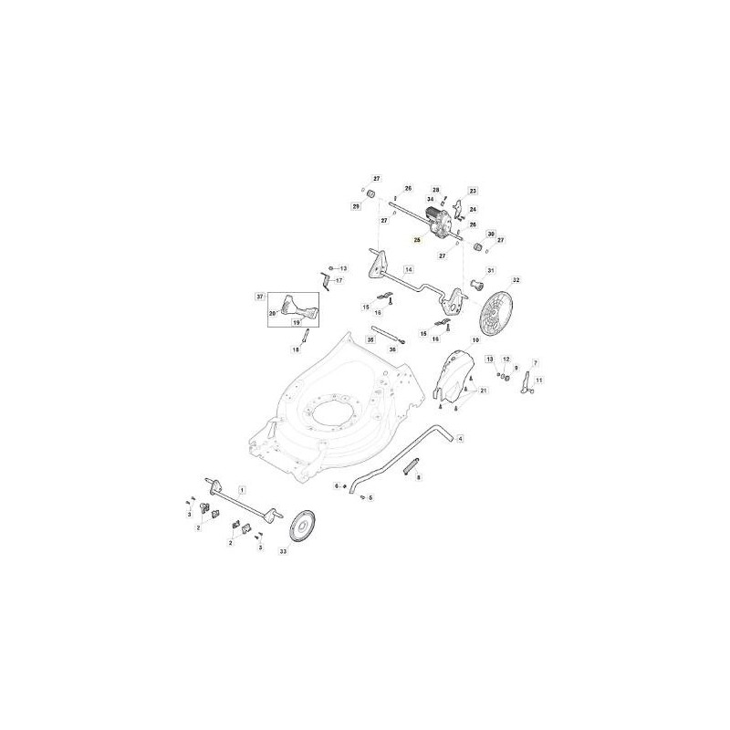 TRANSMISSION ÉLECTRIQUE GT-ME 512 (72V) MP1 ORIGINAL STIGA - 118400991/0