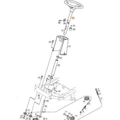 STEERING WHEEL************************************ ORIGINAL STIGA - 1134-5173-01
