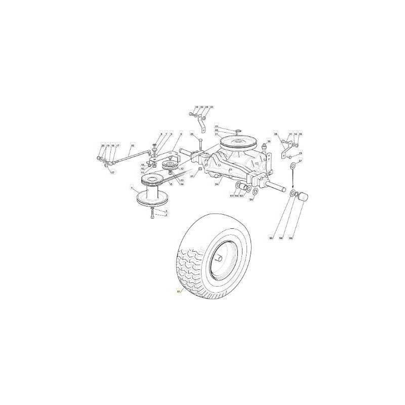 HINTERRAD F72 KINGS ORIGINAL STIGA - 384680061/0