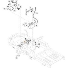 PORTA FUSIBILI E RELÈ ORIGINALE STIGA - 118830277/0