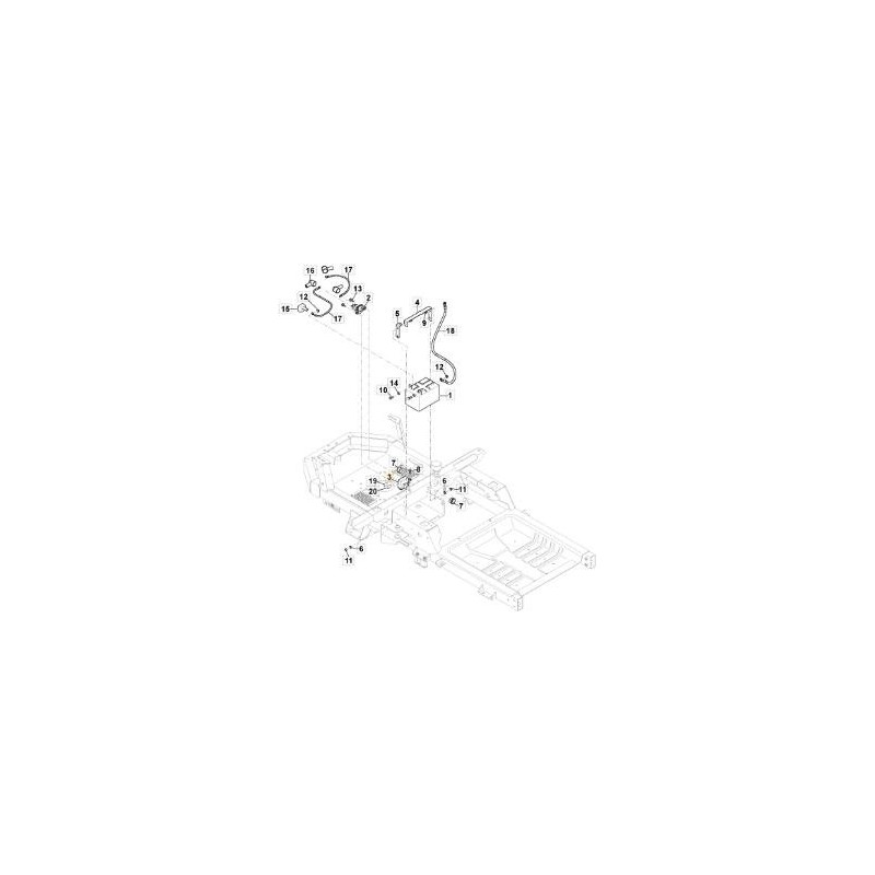 PORTA FUSIBILI E RELÈ ORIGINALE STIGA - 118830277/0