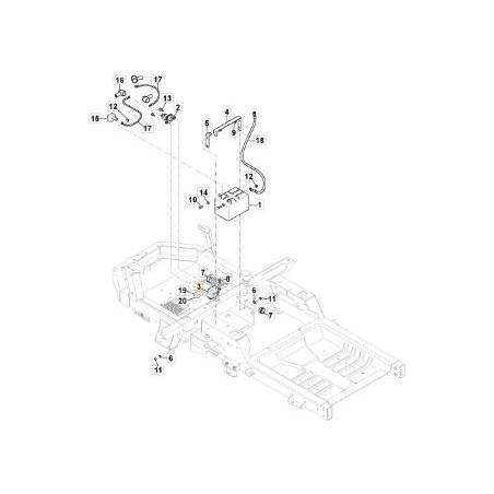 PORTAFUSIBLES Y RELÉS ORIGINAL STIGA - 118830277/0 | Newgardenstore.eu