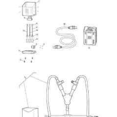 ORIGINAL STIGA 80V BATTERY ADAPTER - 118810736/0