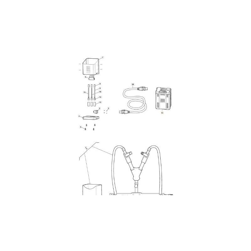 ORIGINAL STIGA 80V BATTERY ADAPTER - 118810736/0