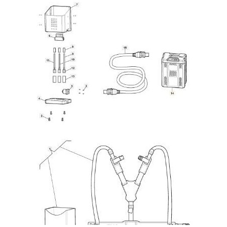ADAPTADOR BATERÍA ORIGINAL STIGA 80V - 118810736/0 | Newgardenstore.eu