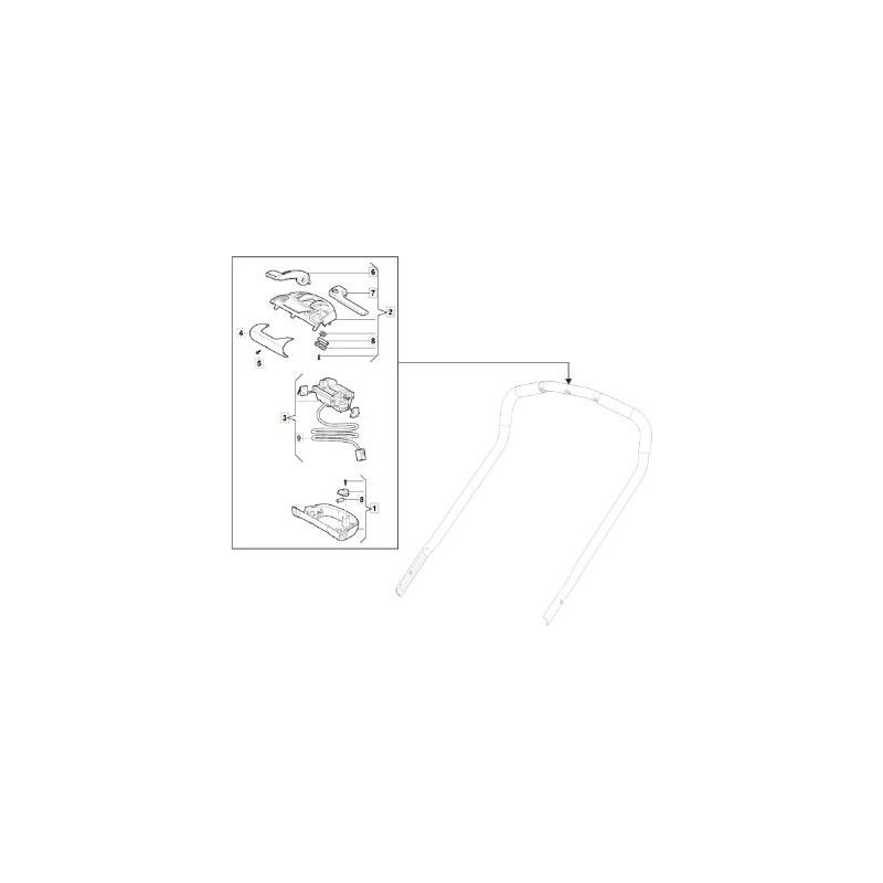 PROTECCIÓN DEL MOTOR DE BATERÍA PANTALLA DE EMPUJE ORIGINAL STIGA - 381600566/1