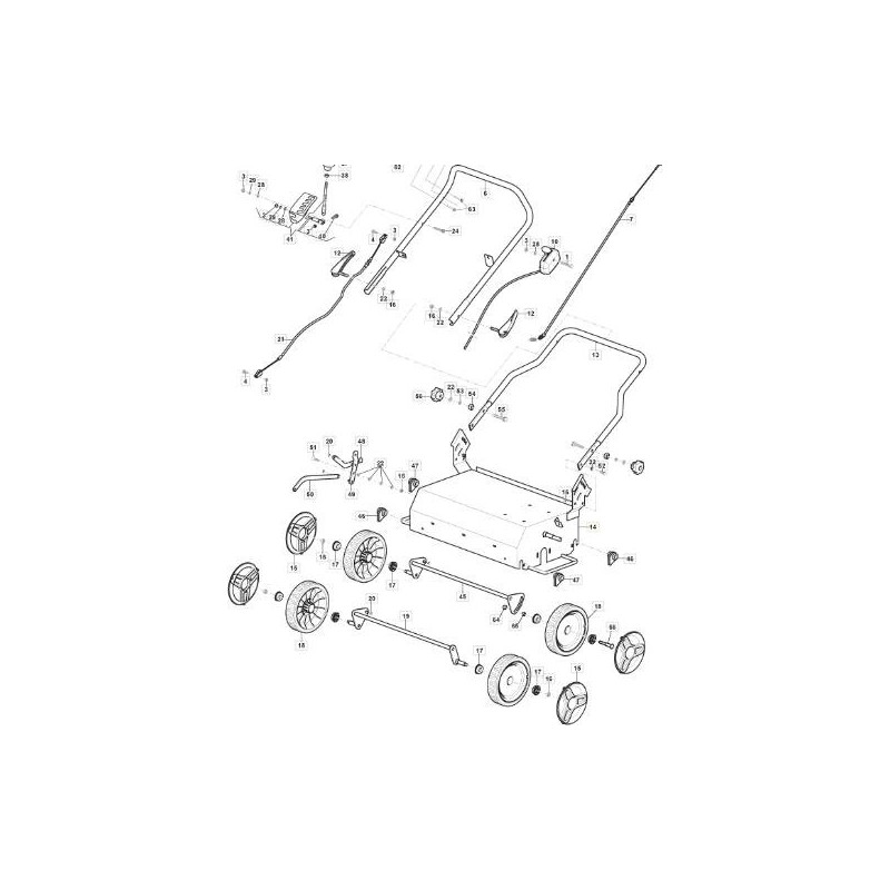 YELLOW BODY SCV 404 ORIGINAL STIGA - 118811067/0