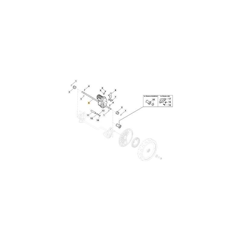 TRANSMISSION ÉLECTRIQUE GT-ME 512 56V CR/CP1 ORIGINAL STIGA - 181003131/0