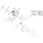 TRASMISSIONE EL. GT-ME 512 56V CR/CP1 ORIGINALE STIGA - 181003131/0