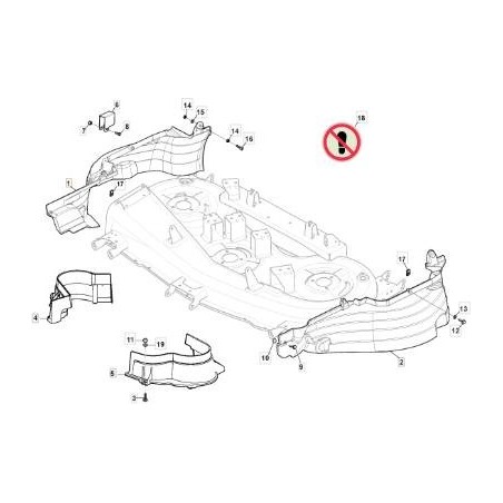 RIGHT FLAT CRANKCASE MTRHE118 SD (EXT MOA) ORIGINAL STIGA - 325060189/1 | Newgardenstore.eu