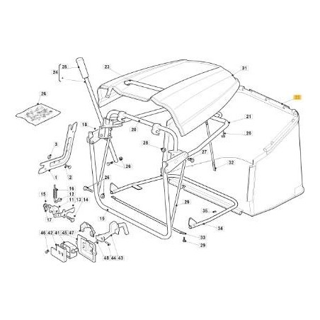 CONF.SACCO NERO+LOGOSTIGA NJS102HE ORIGINALE STIGA - 182105919/0 | Newgardenstore.eu