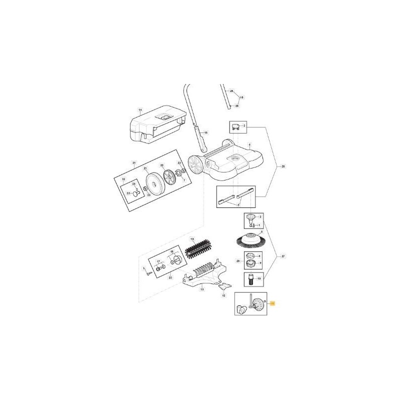 ORIGINAL STIGA OBLIQUE RÄDER – 118820901/0