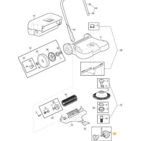 RUEDAS OBLICUAS STIGA ORIGINALES - 118820901/0 | Newgardenstore.eu