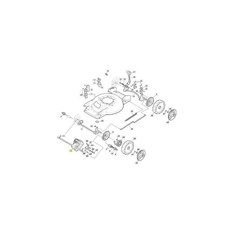 TRANSMISSION ÉLECTRIQUE GT-ME 512 (72V) MCS47 ORIGINAL STIGA - 118400993/0
