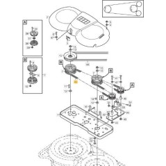 Park 107M timing belt ORIGINAL STIGA - 1134-9195-01 | Newgardenstore.eu