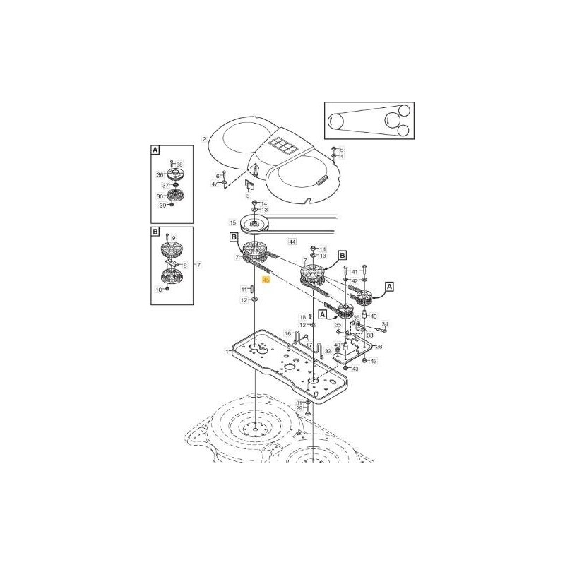 Park 107M Zahnriemen ORIGINAL STIGA - 1134-9195-01