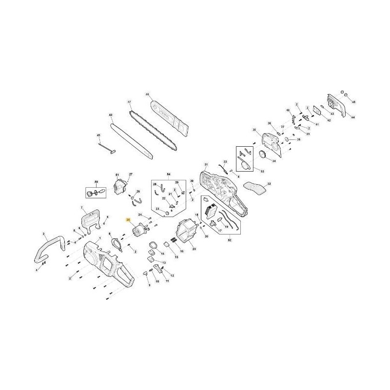 CS 700 LI 48 ORIGINAL STIGA ENGINE - 118811410/0