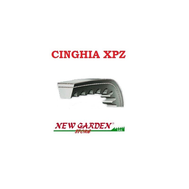 Correa dentada XPZ 13 X 880 tractor cortacésped CASTELGARDEN 135061404/0