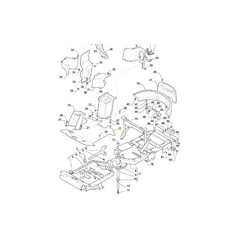 VORDERES TRITTBRETT PFM VNN ORIGINAL STIGA - 387507501/1