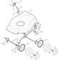 RAHMEN NTD 48 ROT RAL 3002 ORIGINAL STIGA - 381003908/0