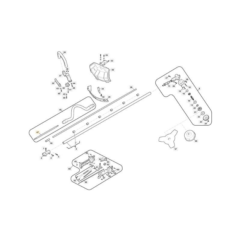 ARBRE FLEXIBLE ORIGINAL STIGA - 118803872/0