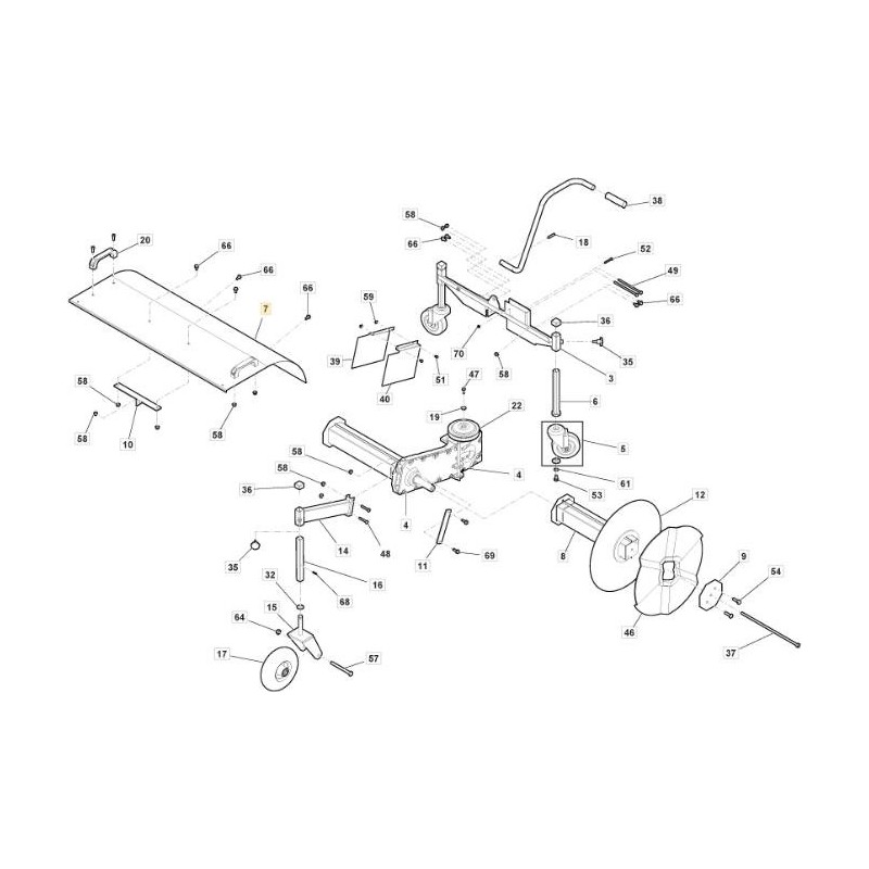PROTEZIONE SPAZZOLE ORIGINALE STIGA - 1319-2332-01