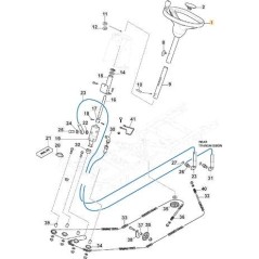 PARKLENKRAD 120/220 STIGA SX ORIGINAL STIGA - 387962007/0