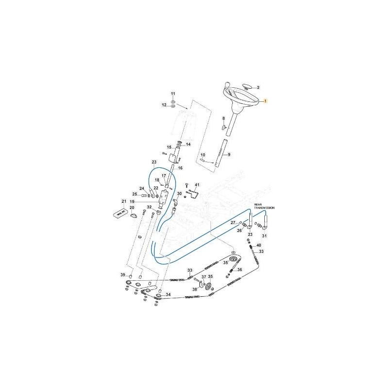 PARKLENKRAD 120/220 STIGA SX ORIGINAL STIGA - 387962007/0