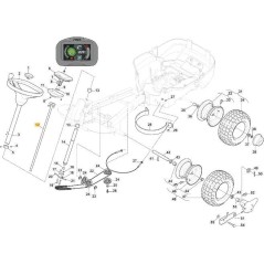 TUBO SOPORTE PANTALLA PK220EL CTF ORIGINAL STIGA - 387869273/0 | Newgardenstore.eu
