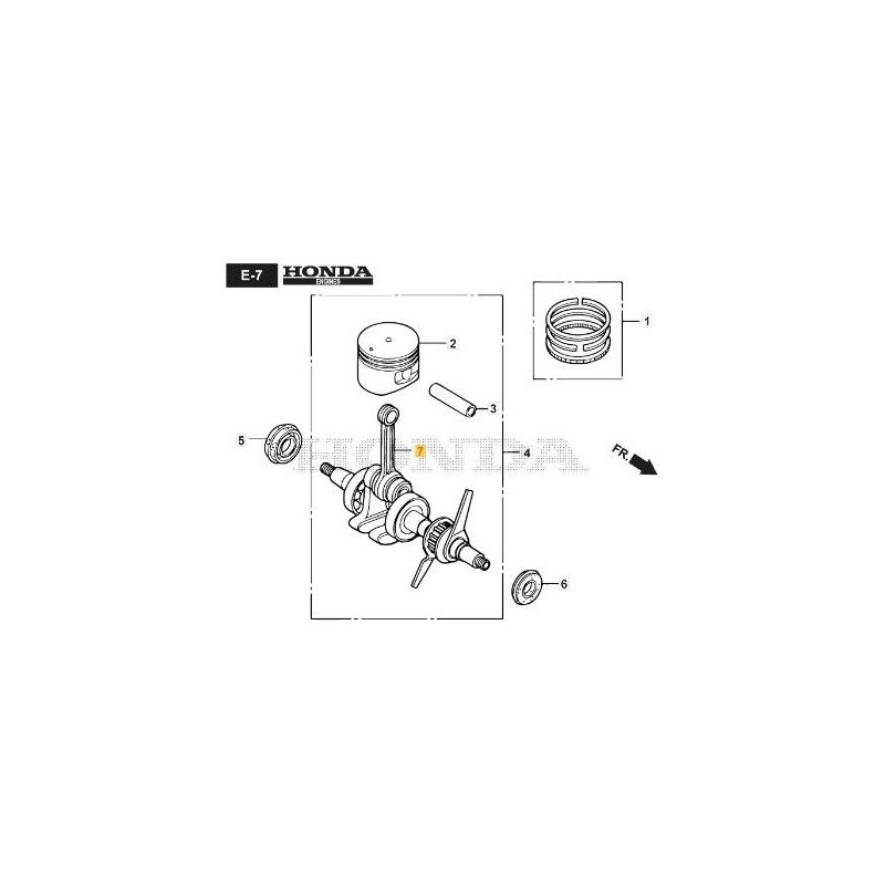 ORIGINAL STIGA CRANKSHAFT - 118551797/0