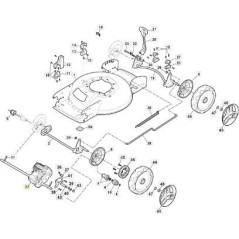 TRANSMISSION EL.GT-ME 512 36V BLDC MCS47 ORIGINAL STIGA - 181003130/0