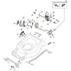 TRANSMISSION ÉLECTRIQUE GT-ME 512 36V BLDC MCS50/CR ORIGINAL STIGA - 181003129/0 | Newgardenstore.eu
