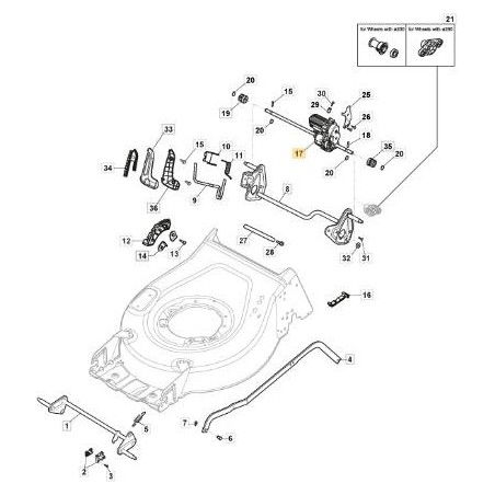 TRANSMISION ELECTRICA GT-ME 512 36V BLDC MCS50/CR ORIGINAL STIGA - 181003129/0 | Newgardenstore.eu