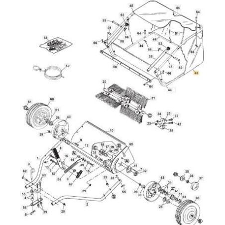 TELA, CESTO DI RACCOLTA ORIGINALE STIGA - 118890143/0 | Newgardenstore.eu