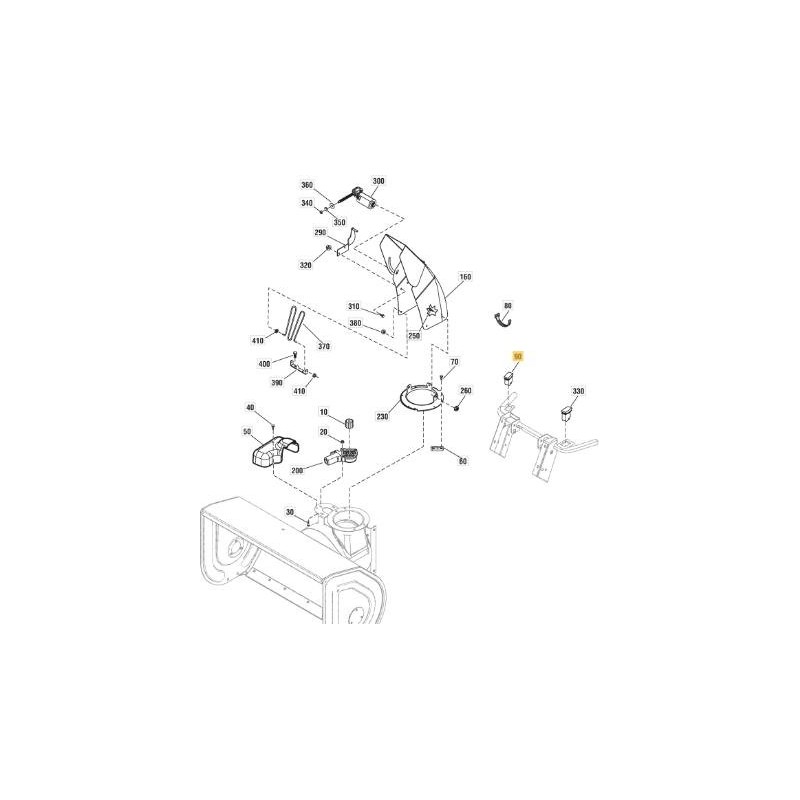 INTERRUPTOR DE CONTROL DEL DEFLECTOR ORIGINAL STIGA - 1812-2730-01