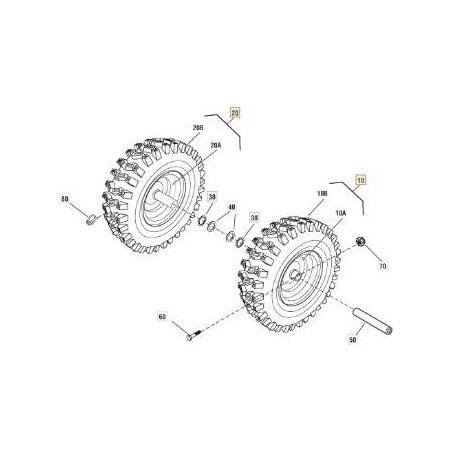REIFEN 4,80x8 FLAKE/POWER ORIGINAL STIGA – 1812-2394-01 | Newgardenstore.eu
