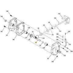 ORIGINAL STIGA AUGER SHAFT - 1812-2363-01