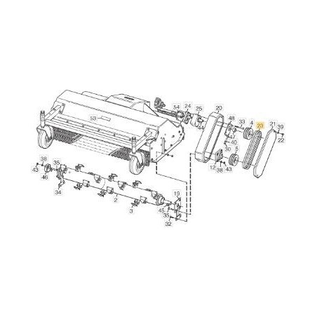 KIT DE COURROIE ORIGINALE STIGA - 1319-3613-01 | Newgardenstore.eu