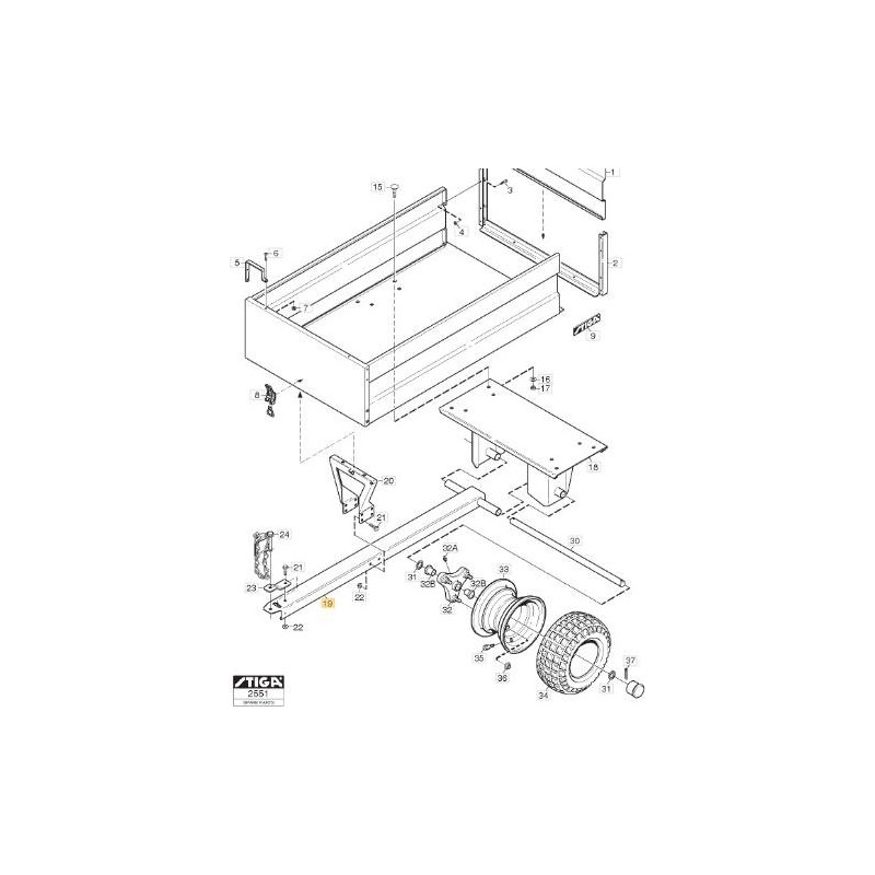 GANCIO ORIGINALE STIGA - 1319-0621-01