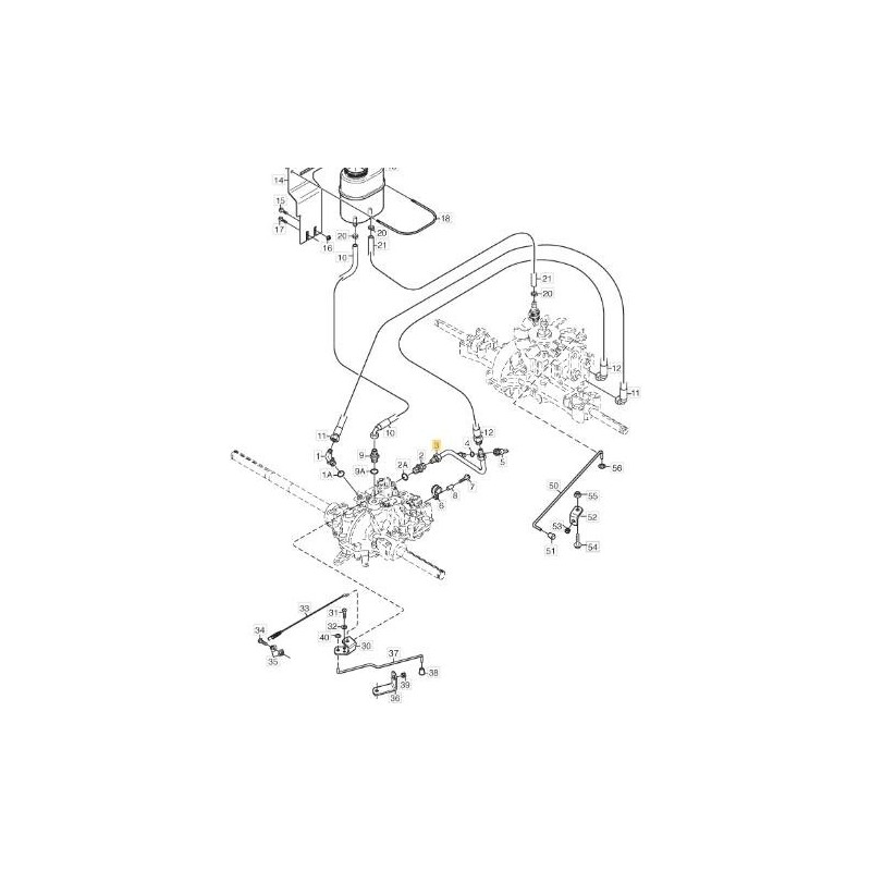 ORIGINAL STIGA HYDRO RIGID HYDRAULIC HOSE - 1134-6039-01