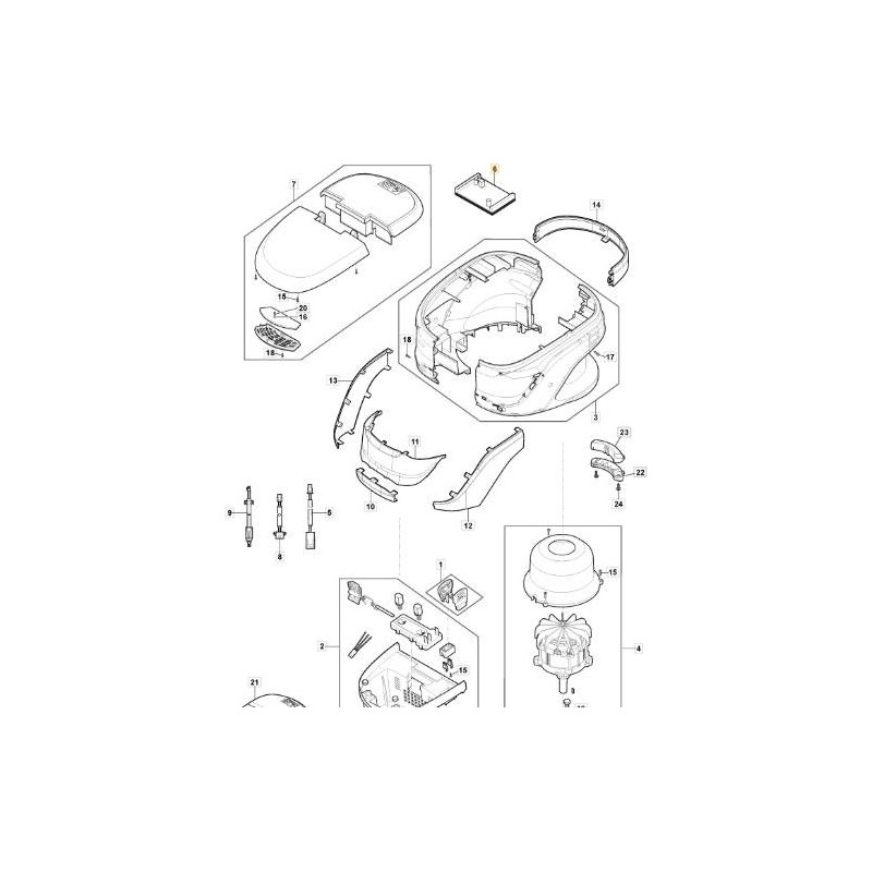 PCB PH 60V TRAZIONE EL. STIGA ORIGINALE - 118810839/0