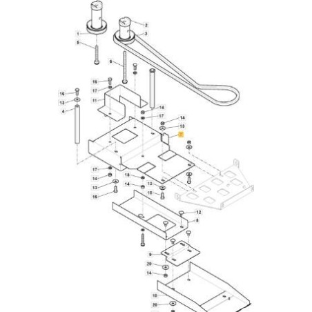 SOPORTE STIGA ORIGINAL - 118890202/0 | Newgardenstore.eu
