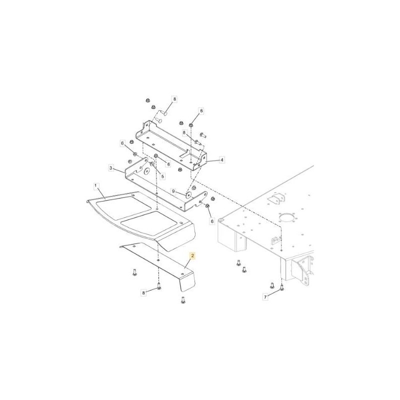 ORIGINAL STIGA SIDE PROTECTION REINFORCEMENT PLATE - 118830784/0