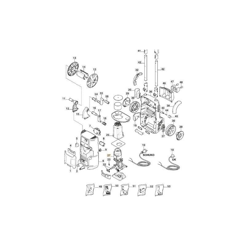 ORIGINAL STIGA-PUMPE + ELEKTROMOTORBAUGRUPPE – 118821070/0