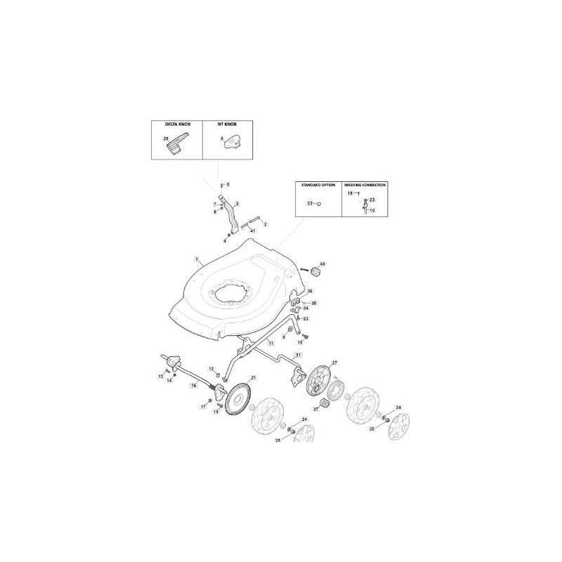 CADRE NT53 ROUGE 3002 '11 ORIGINAL STIGA - 381004540/0