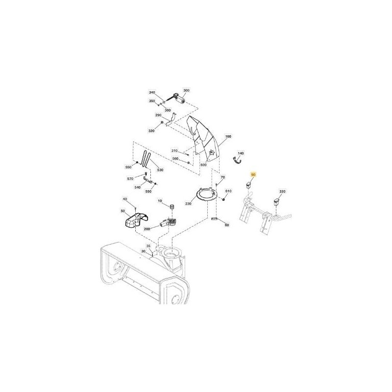 ORIGINAL STIGA CHIMNEY SWITCH - 1812-2533-01