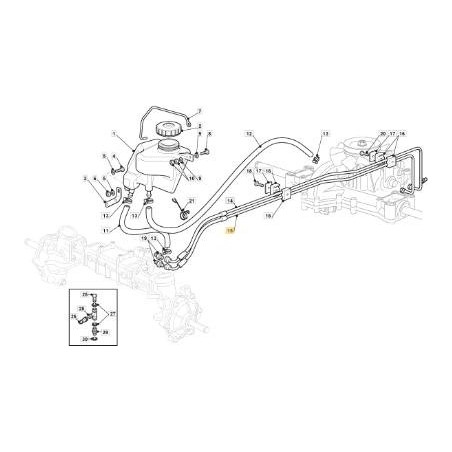 TUYAU DE RETOUR D'HUILE COMPOSITE TC ORIGINE STIGA - 382869201/0 | Newgardenstore.eu
