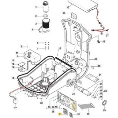 RÉCEPTEUR (RX-C1) ORIGINAL STIGA - 112600264/0 | Newgardenstore.eu