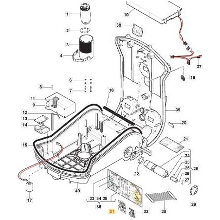 RECEPTOR (RX-C1) ORIGINAL STIGA - 112600264/0 | Newgardenstore.eu