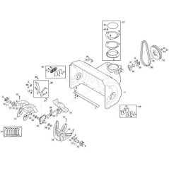 SINFÍN IZQUIERDO - ST6272P TRAC ORIGINAL STIGA - 118821181/1